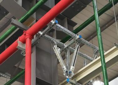 兴安该抗震支架的整体式支吊架结构协调性好